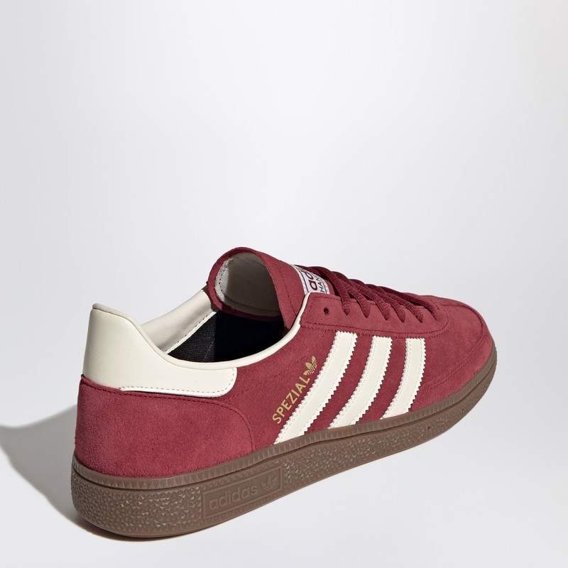 Adidas Originals Handball Spezial Sneakers In Burgundy Suede In Red