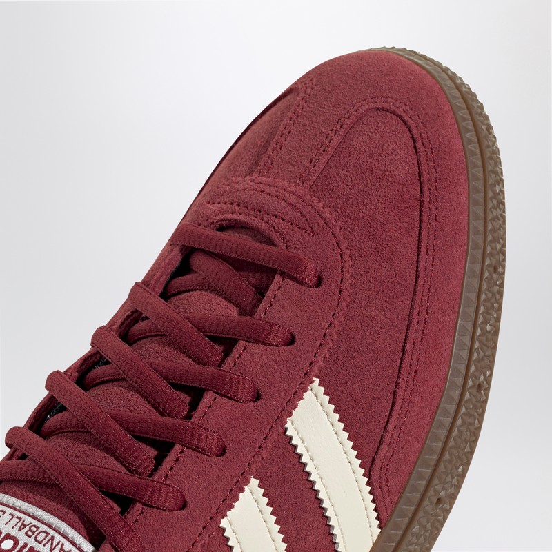 Adidas Originals Handball Spezial Sneakers In Burgundy Suede In Red