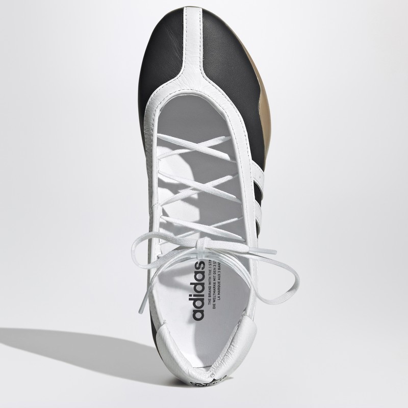 Adidas Originals Womens Adidas Taekwondo Mei Leather Ballet Flats In Black