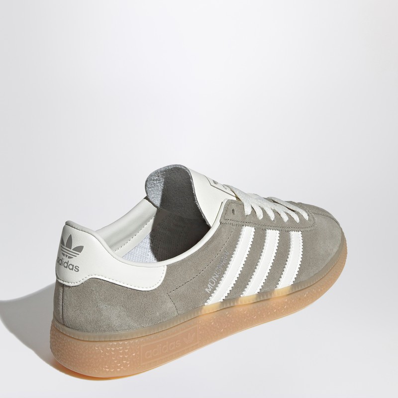 Adidas Originals Muenchen Sneakers In Grey Suede In Gray