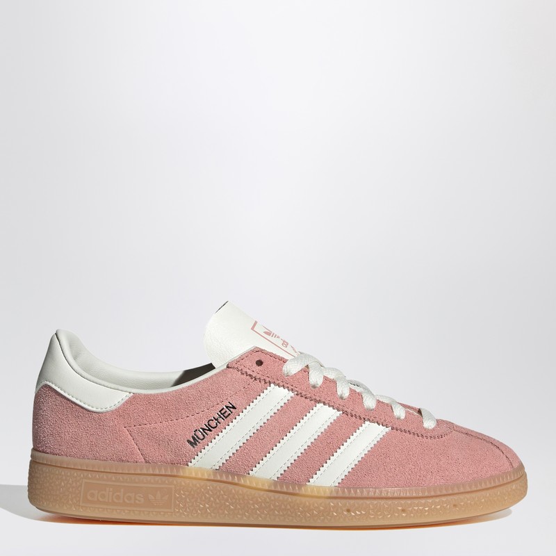 Adidas Originals Muenchen Sneakers Pink In Animal Print
