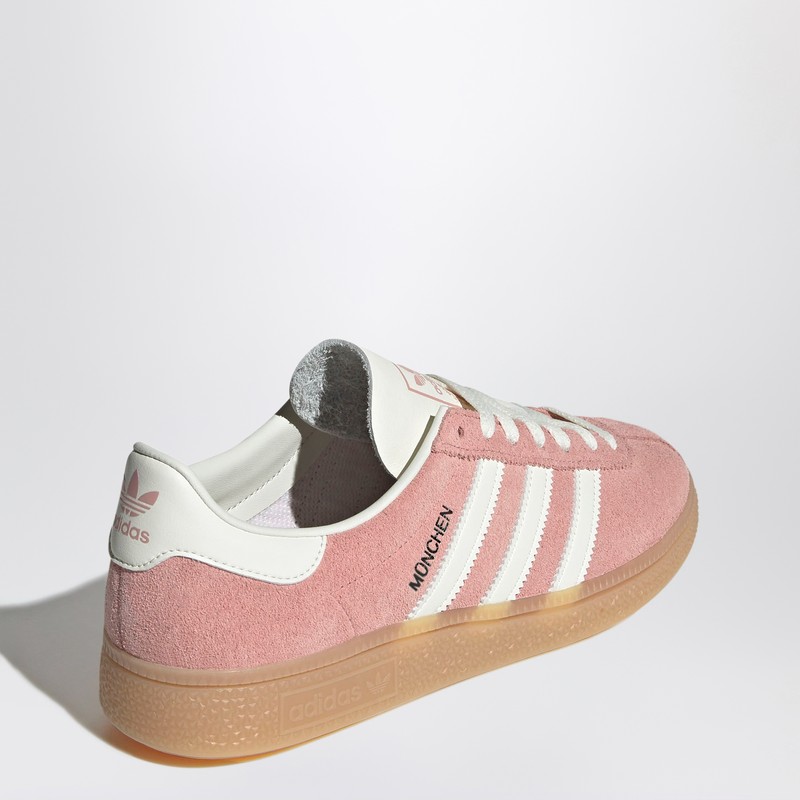 Adidas Originals Muenchen Sneakers Pink In Animal Print