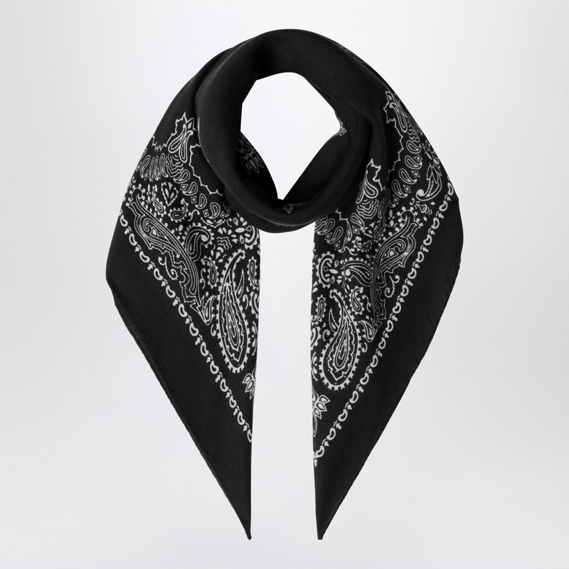Destin Black Wool Bandana Judy In Black