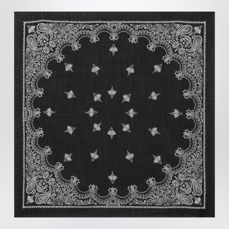 Destin Black Wool Bandana Judy In Black