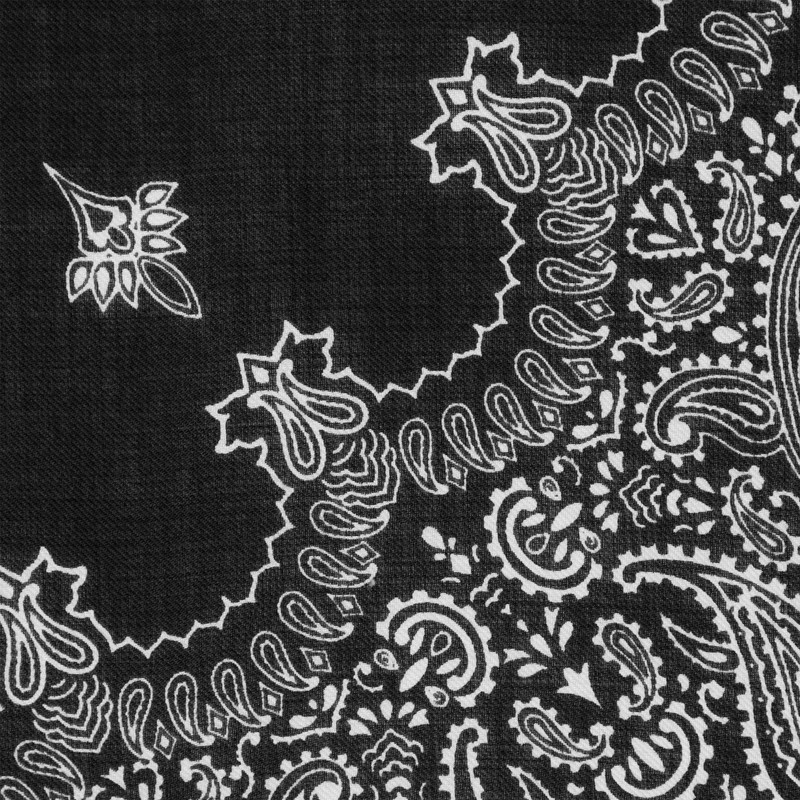 Destin Black Wool Bandana Judy In Black