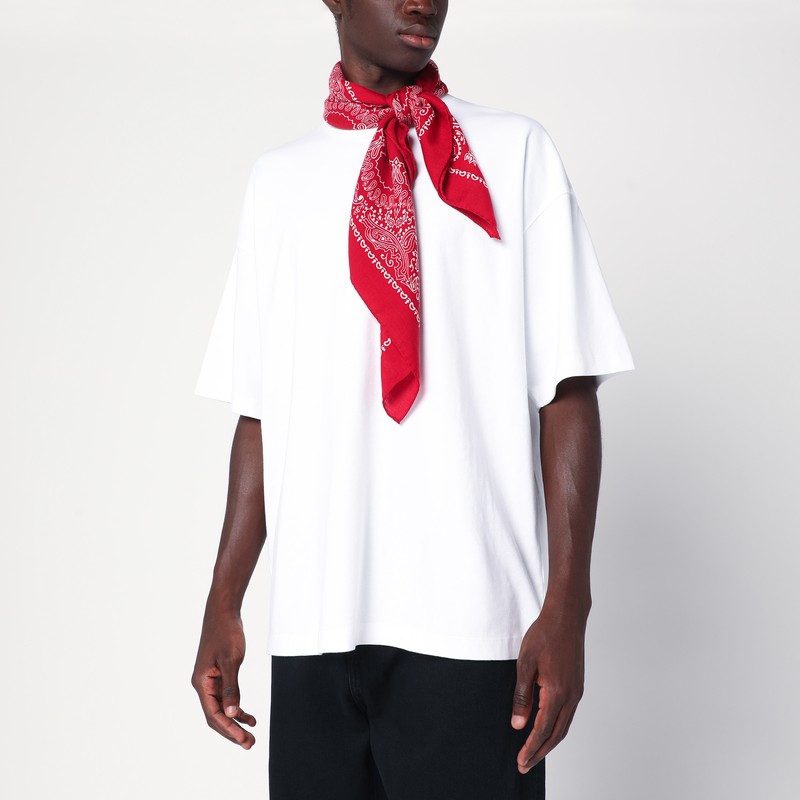 Destin Bandana Judy In Red Wool In Red