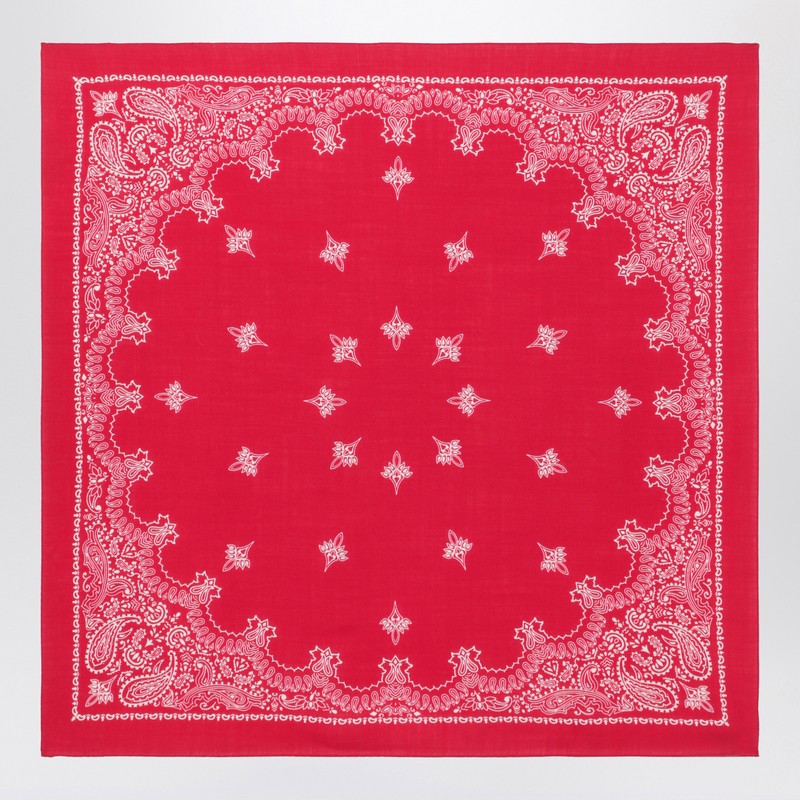 Destin Bandana Judy In Red Wool In Red