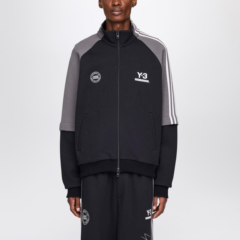 Black/grey zip sports jacket