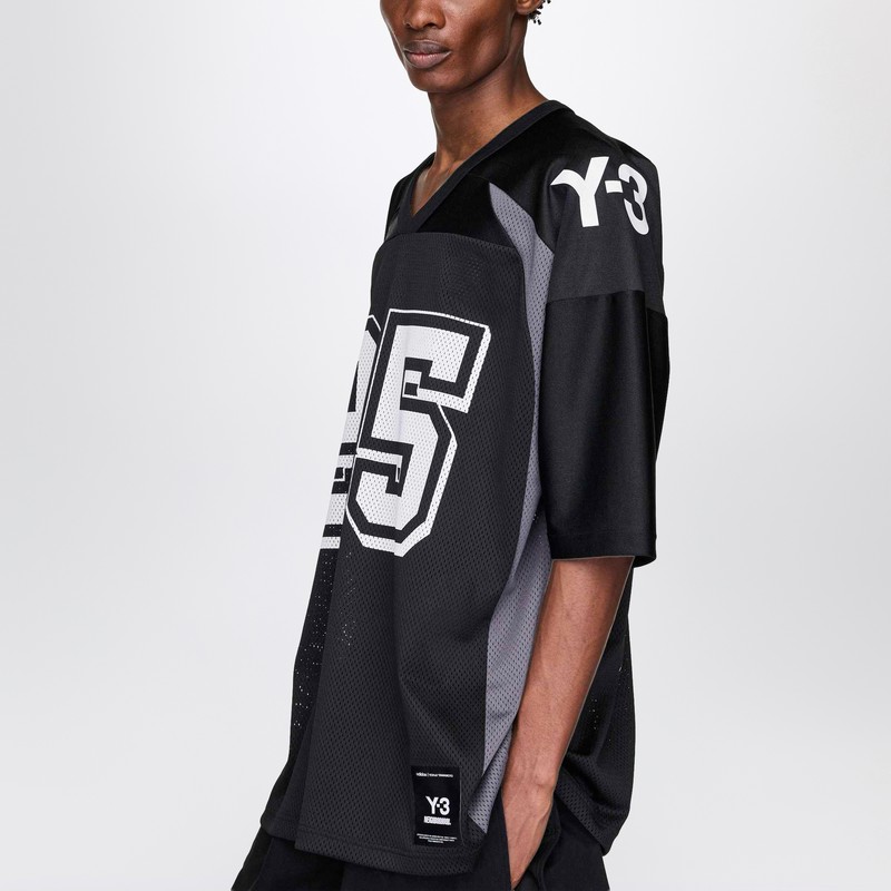 Adidas Y-3 X Neighborhood Black/white Oversized Sports T-shirt In Black
