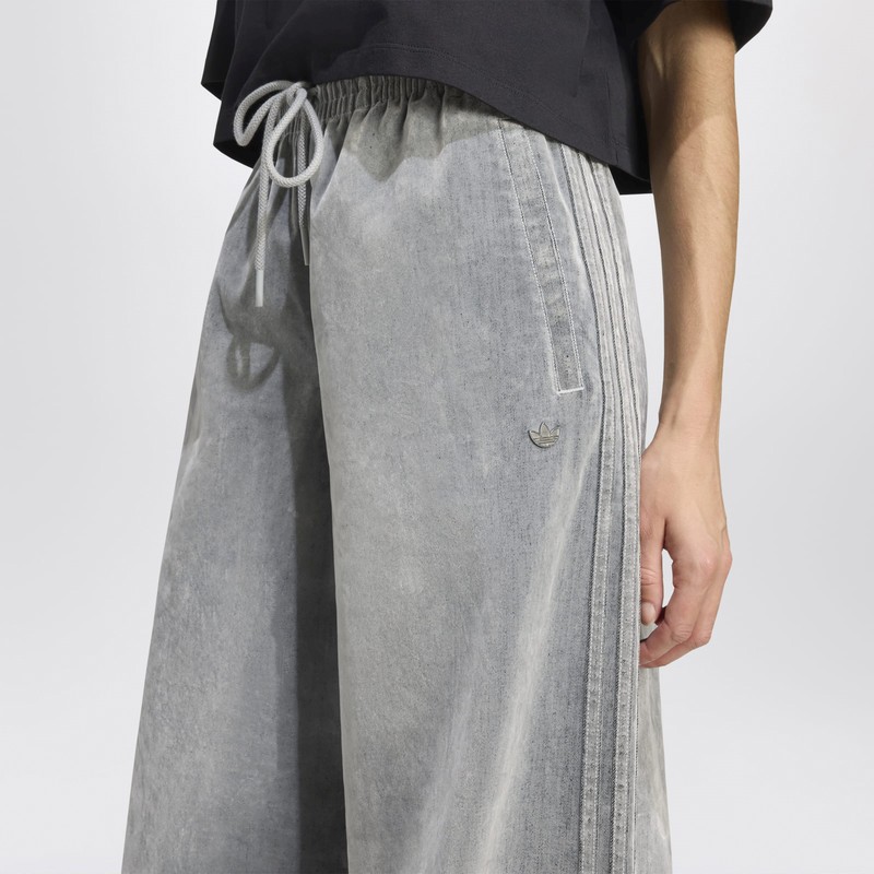 Adidas Originals Oversized Track Pants Grey In Green