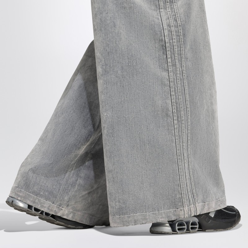 Adidas Originals Oversized Track Pants Grey In Green