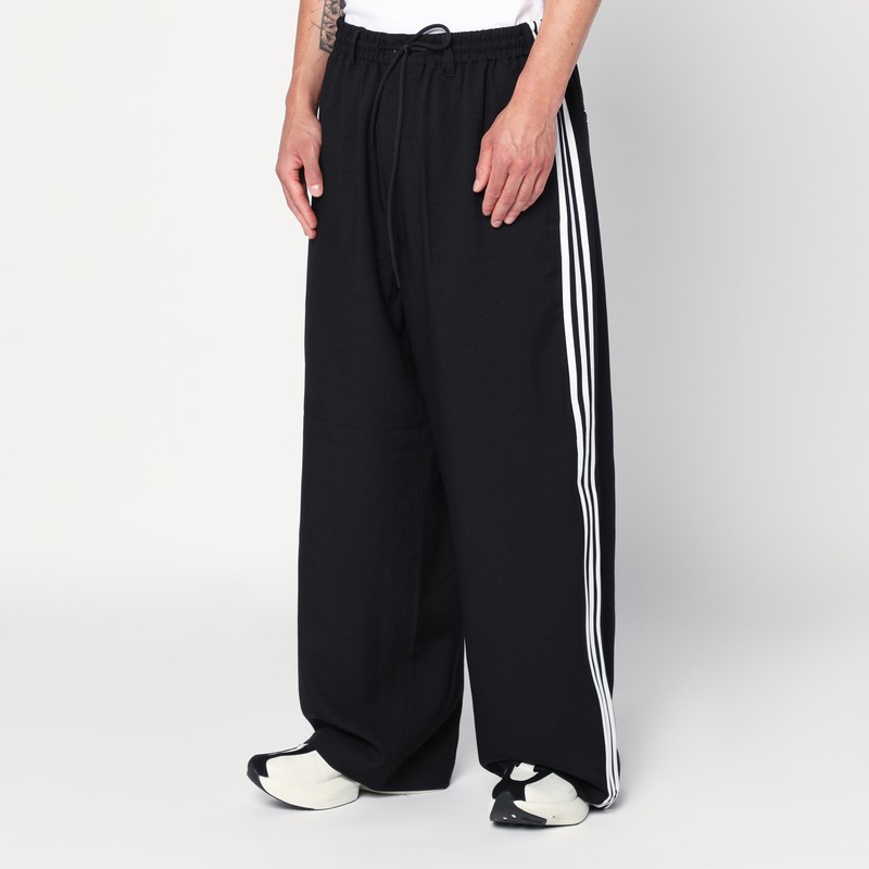 Y-3 Signature Stripes Track Pants In Black
