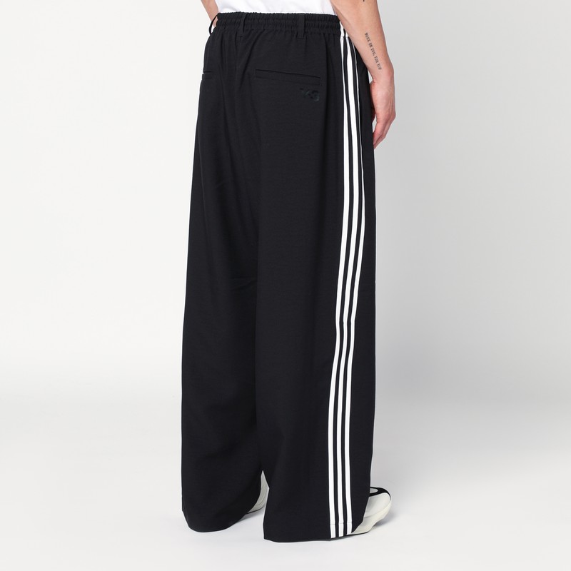 Y-3 Signature Stripes Track Pants In Black
