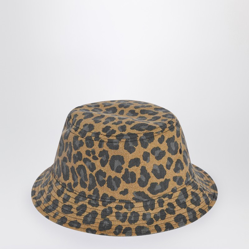 Adidas Originals Leopard Print Bucket Hat Brown In Animal Print