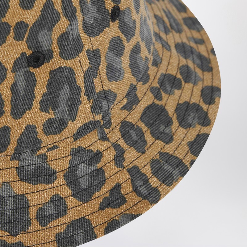 Adidas Originals Leopard Print Bucket Hat Brown In Animal Print