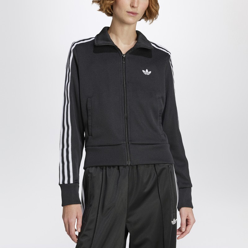 Adidas Originals Adicolor Classics Crop Hoodie Black Women's Lightweight Cropped Hoodie In Animal Print
