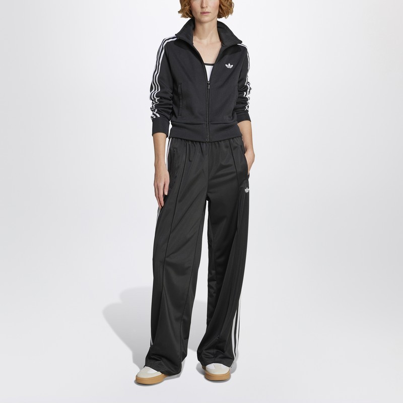 Adidas Originals Adicolor Classics Crop Hoodie Black Women's Lightweight Cropped Hoodie In Animal Print