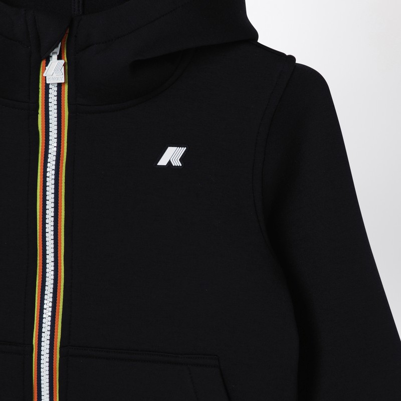 K-way Berenger Hoodie Black In Black