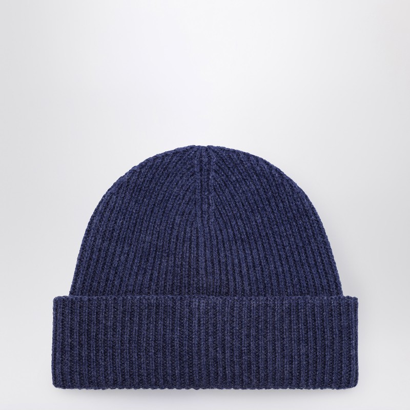 K-way Brice Beanie In Cobalt Blue Melange In Black