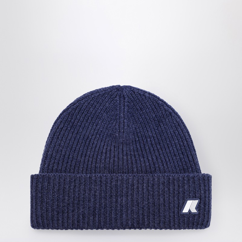 Brice beanie in cobalt blue melange