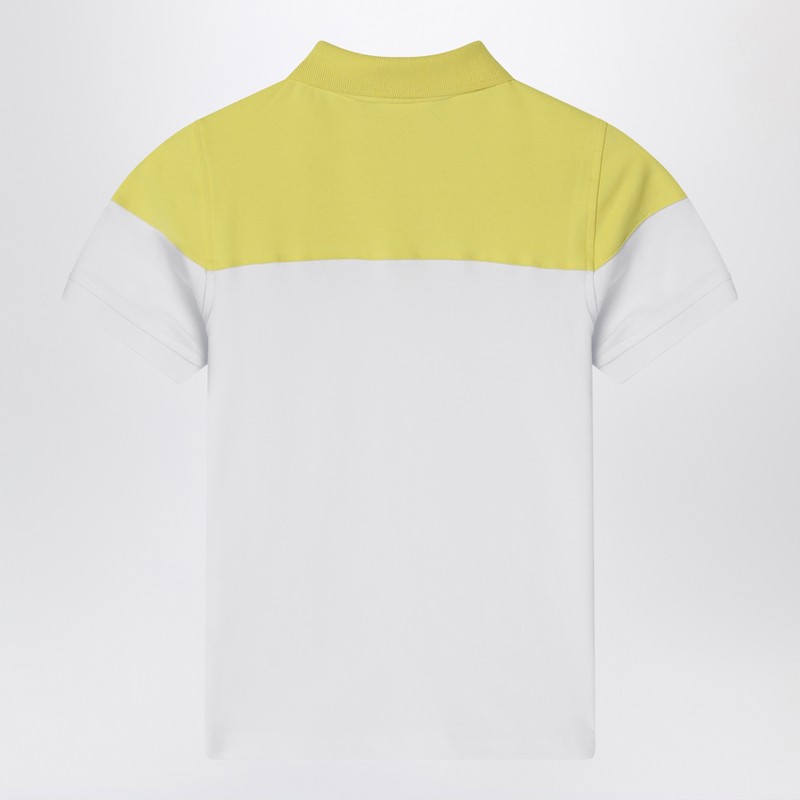 K-way White/green Acacia Cotton Polo In Multicolor