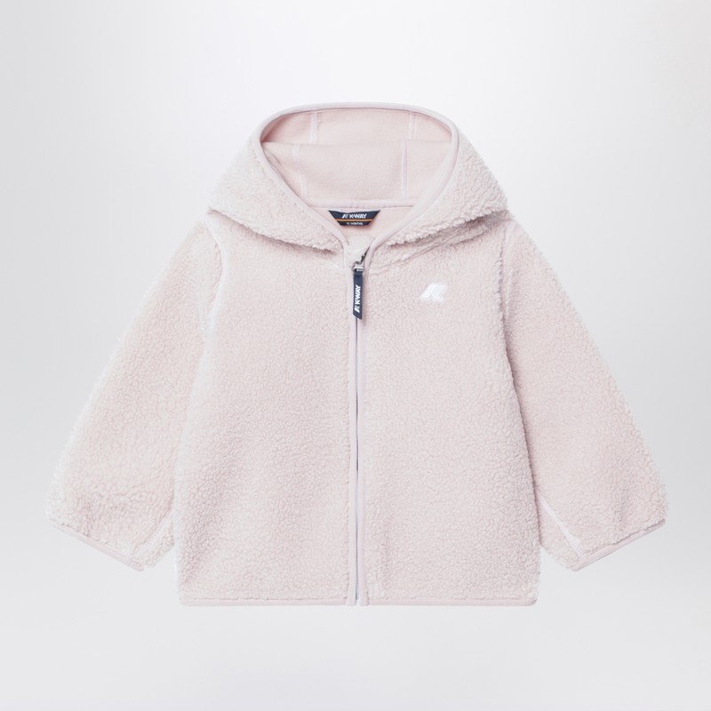 K-way Pink Fleece Hoodie In Pink