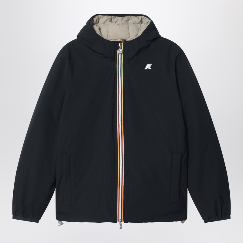 Reversible Jack jacket in black/green