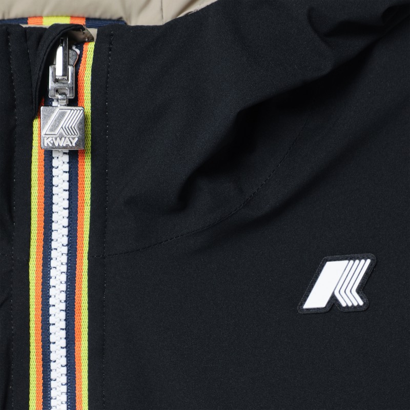 K-way Reversible Jack Jacket In Black/green In Black