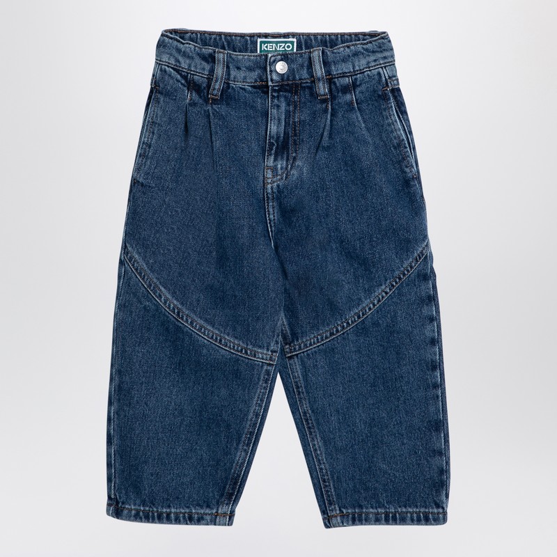 Blue denim jeans