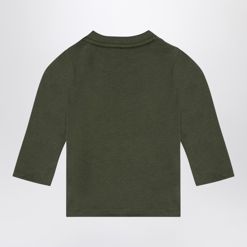 K-way Dark Green Cotton Elmette T-shirt In Green
