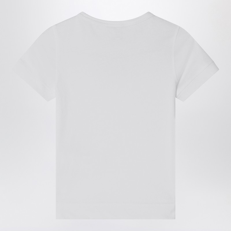 K-way White Emel T-shirt With Logo In White