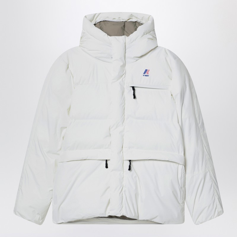 K-way Le Vrai 4.0 Aurale White Jacket In White
