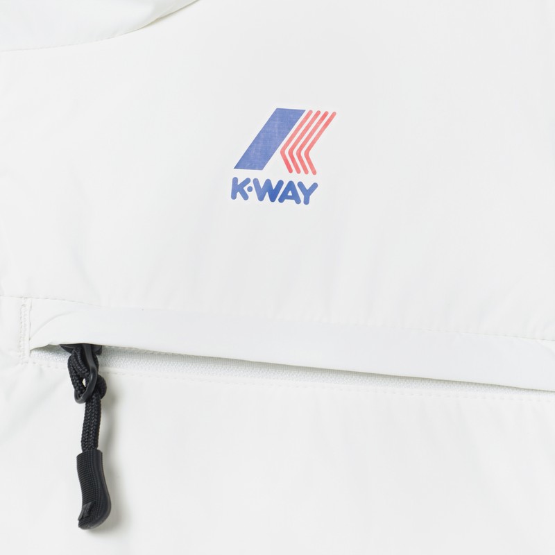 K-way Le Vrai 4.0 Aurale White Jacket In White