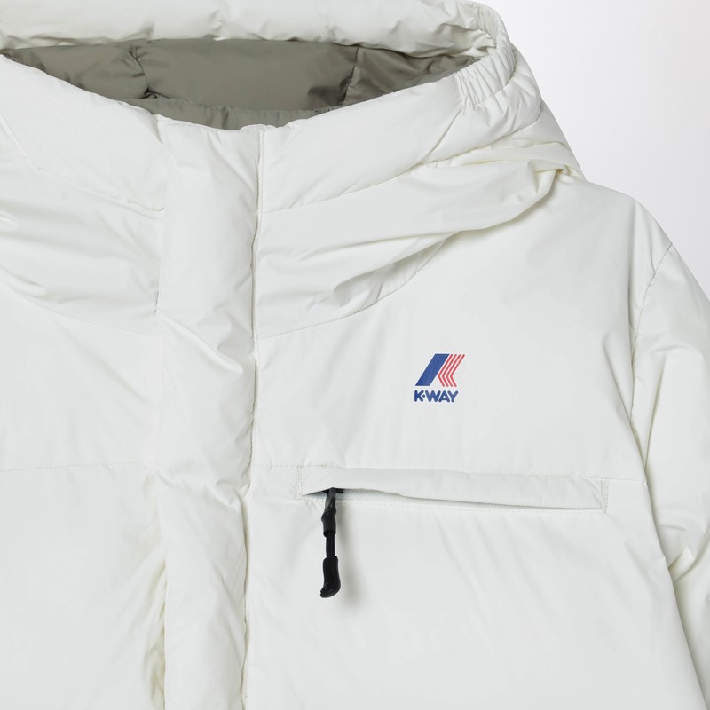 K-way Le Vrai 4.0 Aurale Jacket In White In White