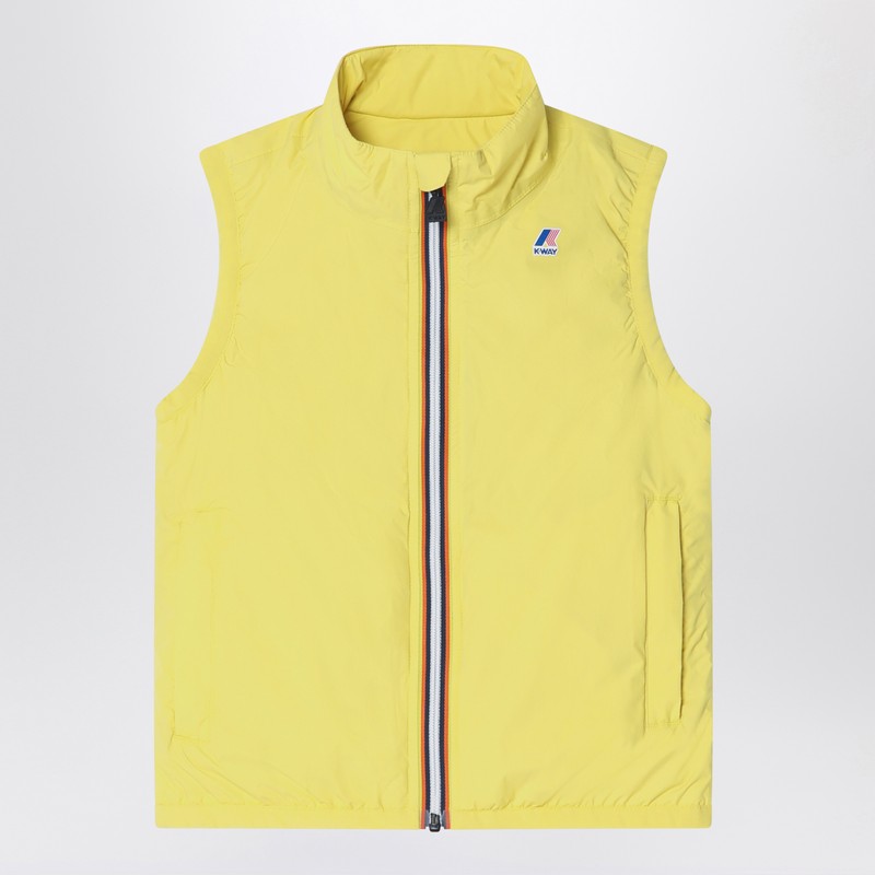 Yellow waterproof nylon vest