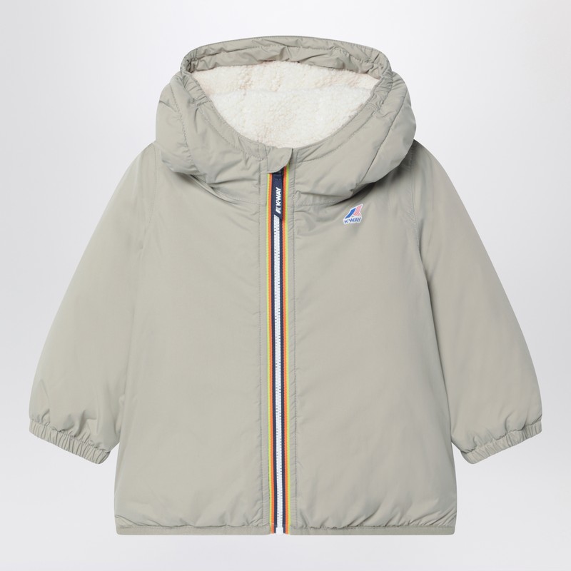 Le Vrai 4.0 Claudine Orsetto jacket in Green Oak