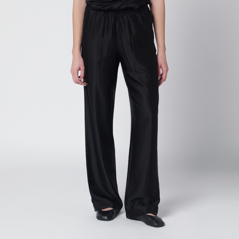 Black wide-leg Kadala trousers