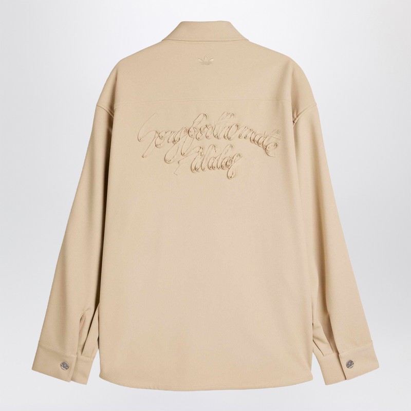 Adidas Statement Shirt Jacket Song For The Mute Adi006 In Neutral