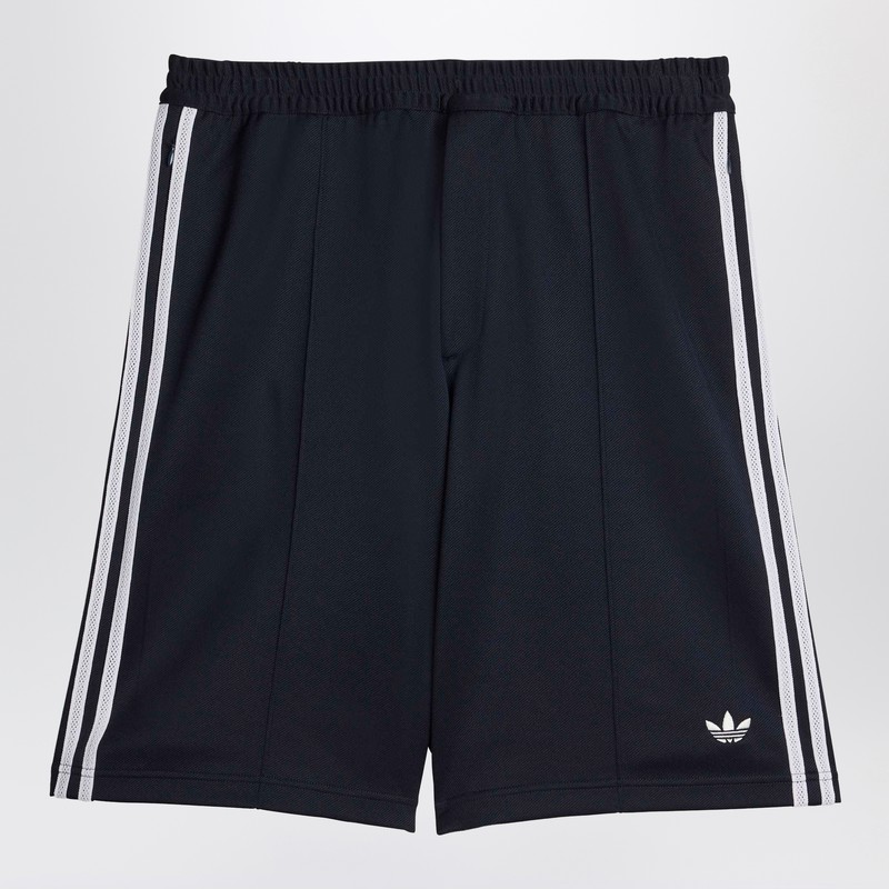 Adidas Originals Adidas By Wales Bonner Navy Blue Oversized Stretch Twill Bermuda Shorts In Blue