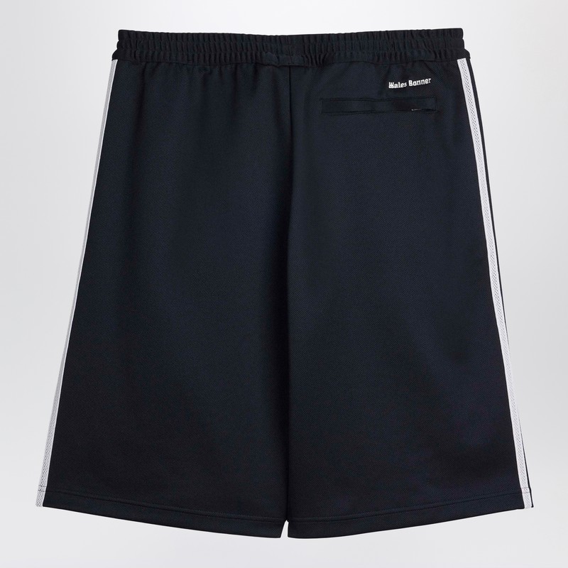 Adidas Originals Adidas By Wales Bonner Navy Blue Oversized Stretch Twill Bermuda Shorts In Blue