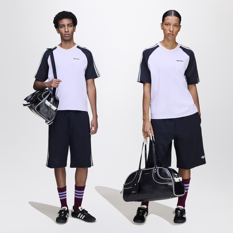 Adidas Originals + Wales Bonner Cali Striped Cotton-jersey T-shirt In Purple