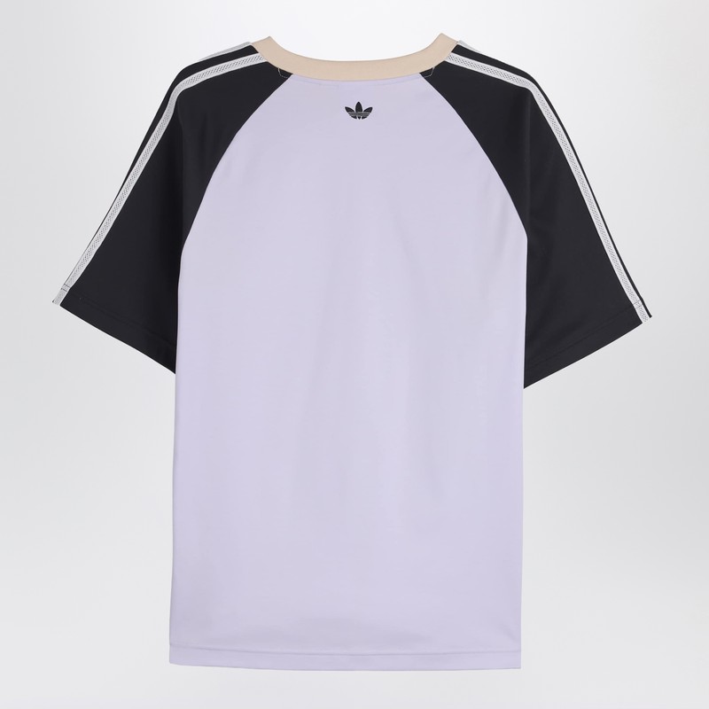 Adidas Originals + Wales Bonner Cali Striped Cotton-jersey T-shirt In Purple