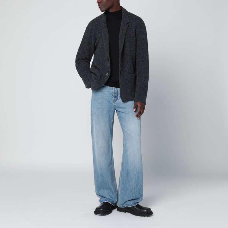 Tagliatore Wool Turtleneck Sweater Long Sleeves In Black