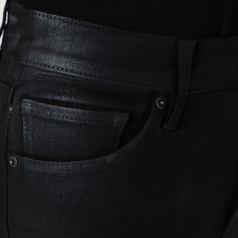 Frame Black Le Sleek Straight Trousers In Black