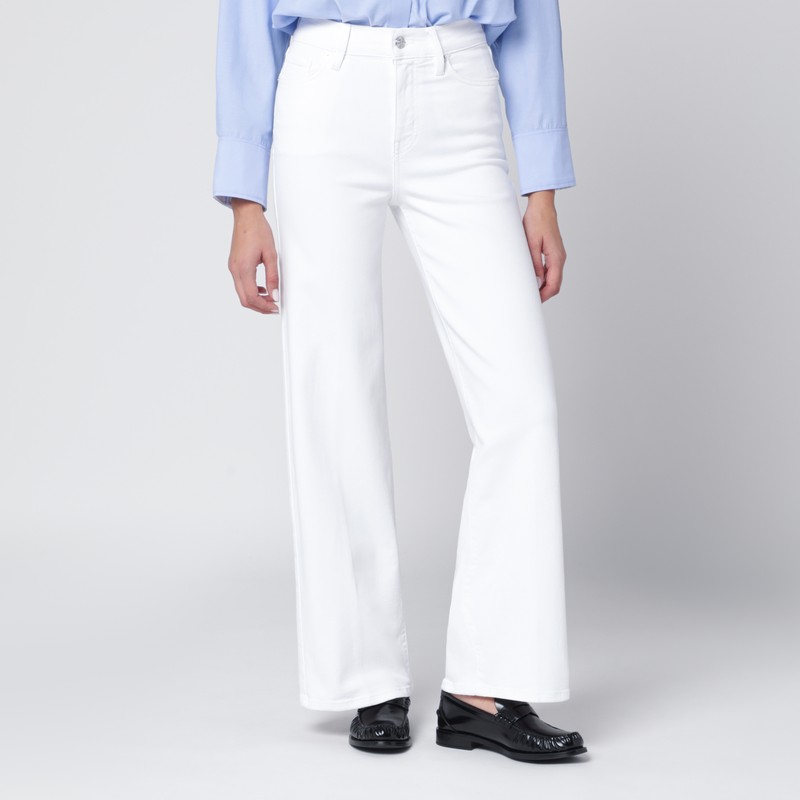 White Slim Palazzo jeans