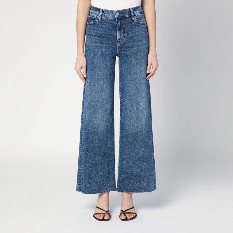 Frame Le Slim Palazzo Jeans In Skywalk In Blue