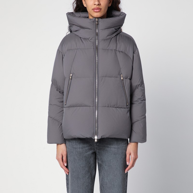 Gigi grey zipped down jacket