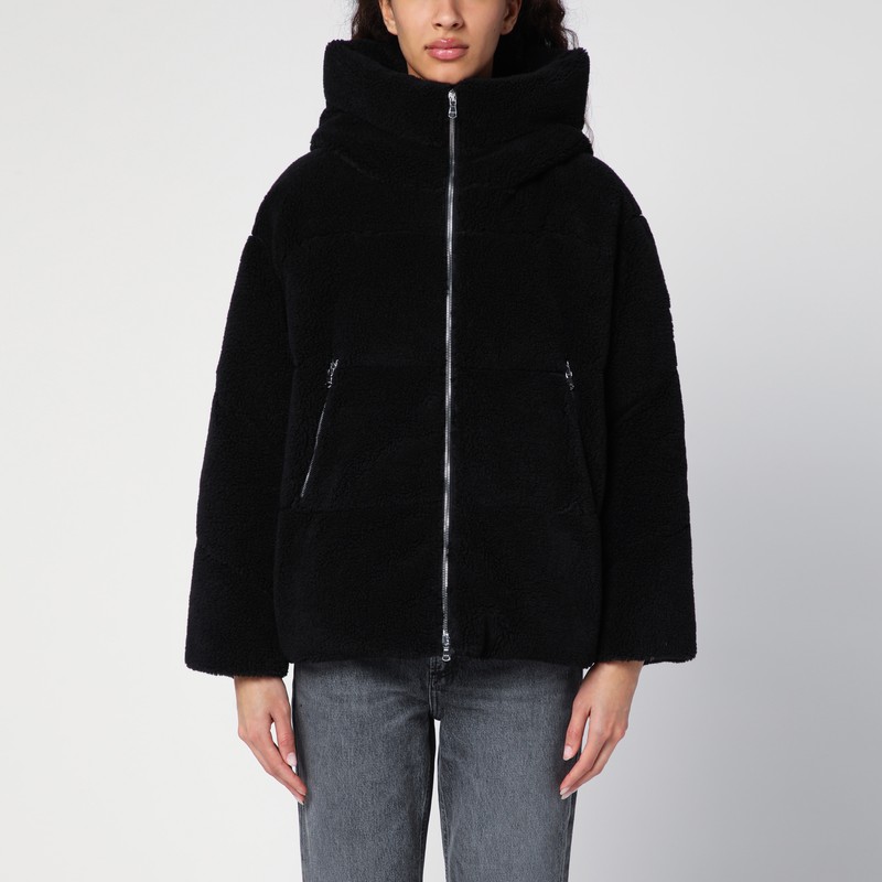 Daesia black fleece down jacket - TATRAS - Modalova