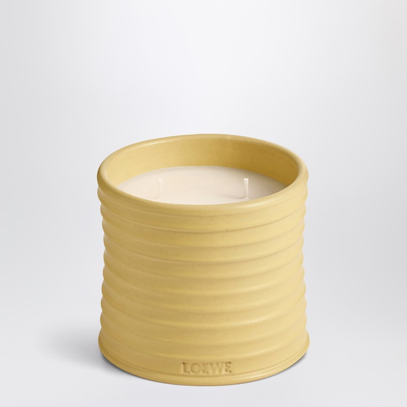 Loewe Honeysuckle Yellow Medium Candle In Yellow