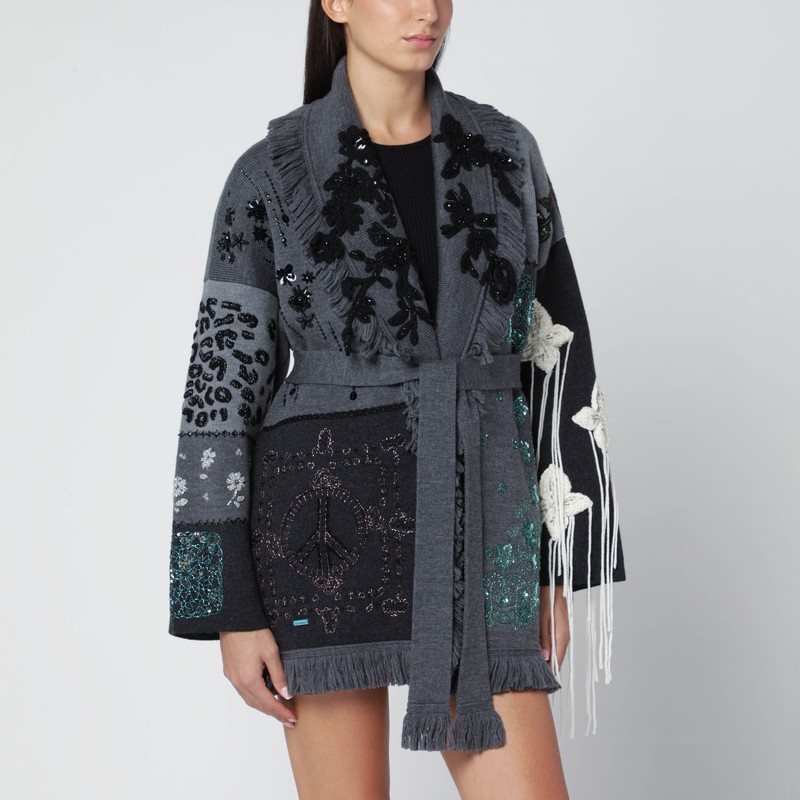 Dark grey “Midnight In Manhattan” cardigan